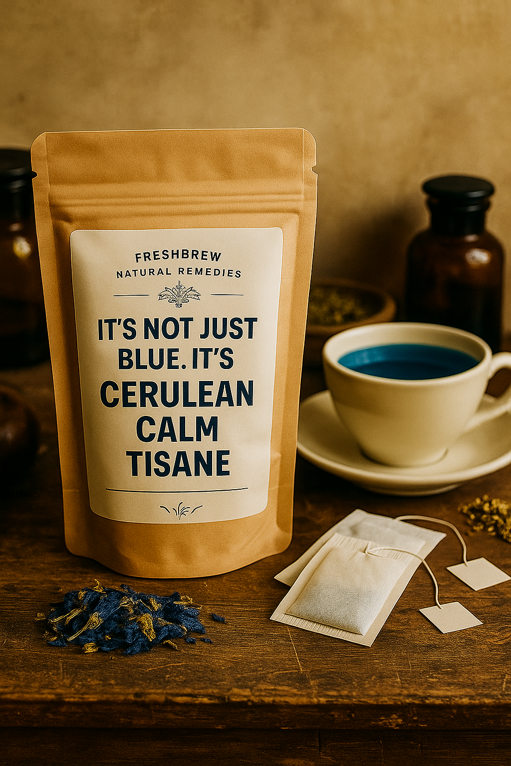 It's not JUST Blue. It's Cerulean Calm Tisane!